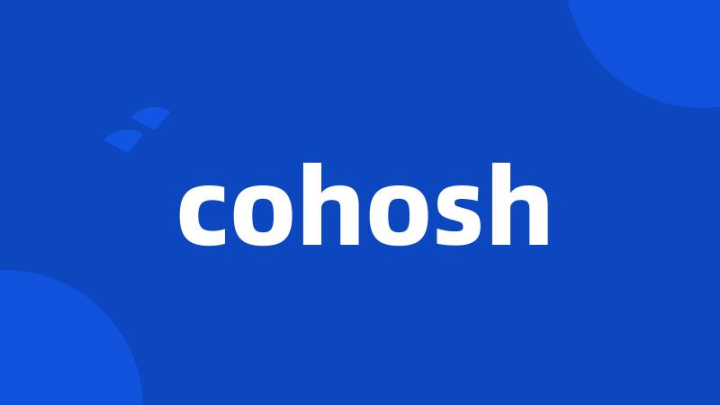 cohosh