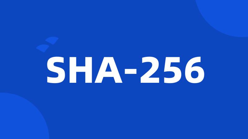 SHA-256