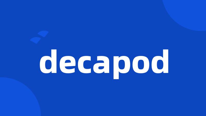 decapod