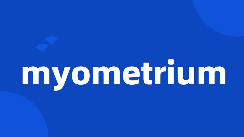 myometrium