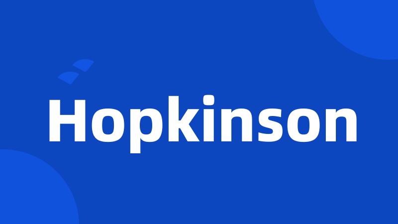 Hopkinson