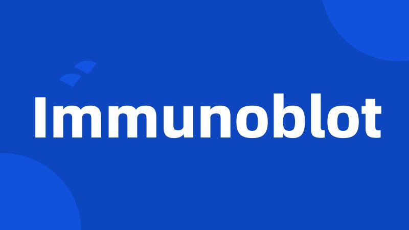 Immunoblot