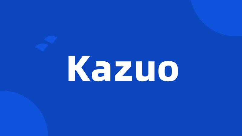 Kazuo