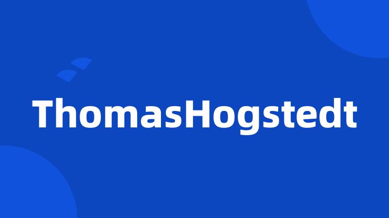 ThomasHogstedt