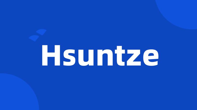 Hsuntze