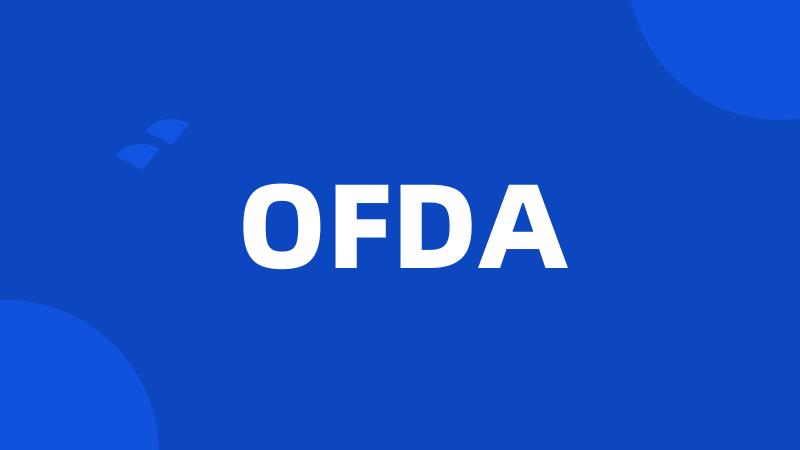 OFDA