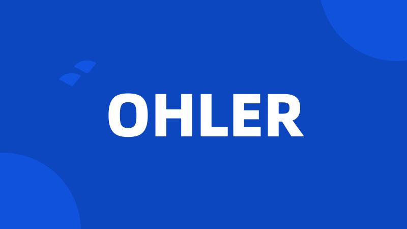 OHLER