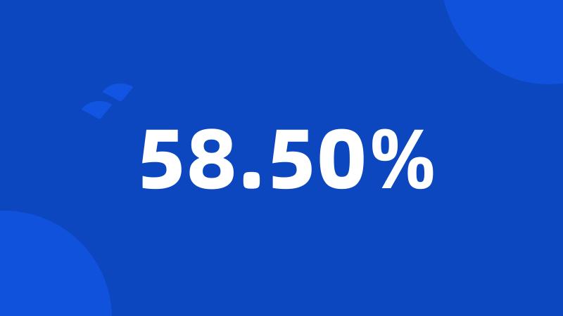 58.50%