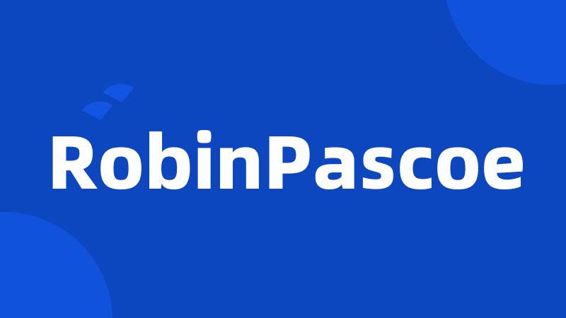 RobinPascoe