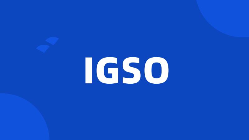 IGSO