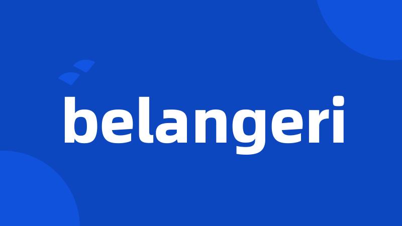 belangeri