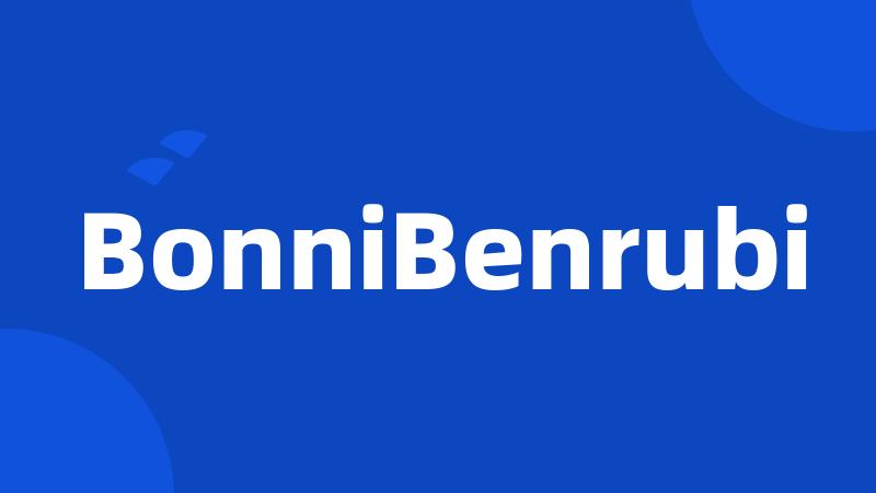 BonniBenrubi