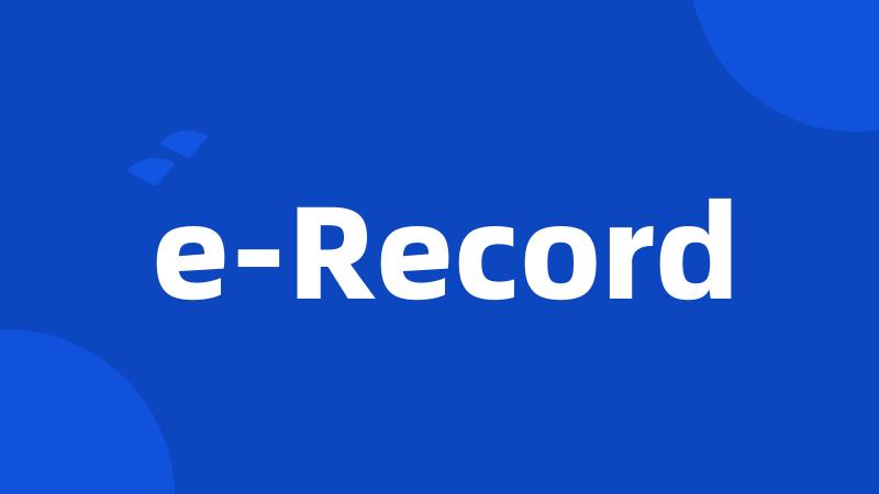 e-Record