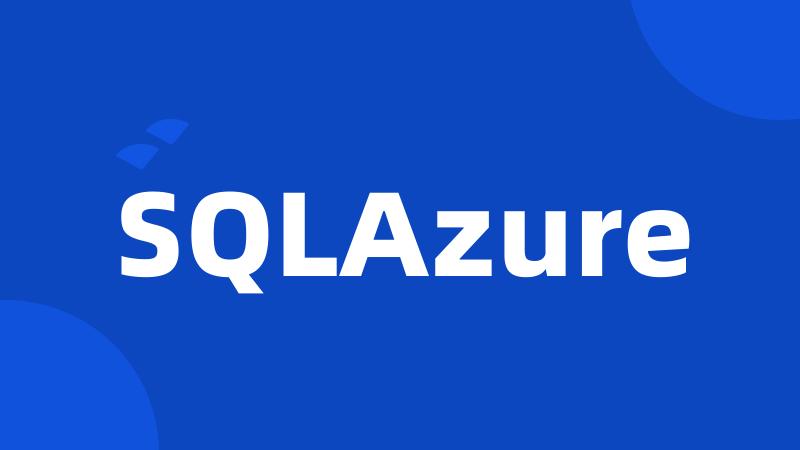 SQLAzure