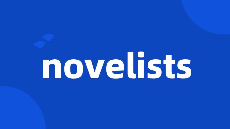 novelists