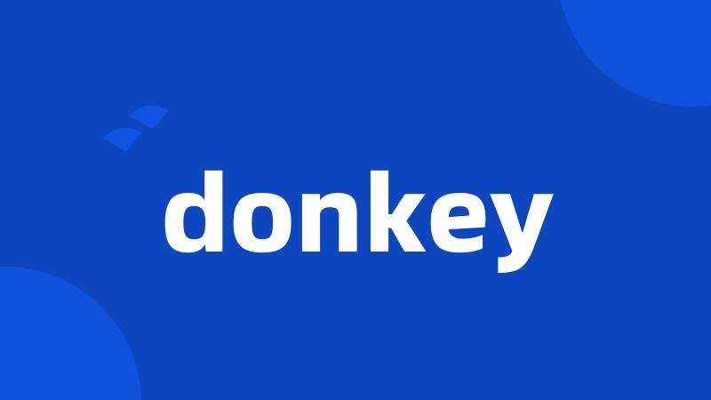 donkey