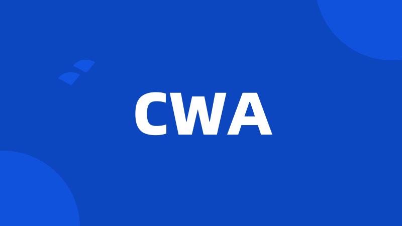 CWA