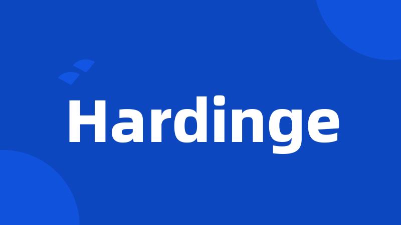 Hardinge