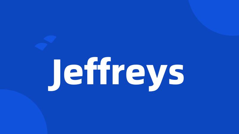 Jeffreys