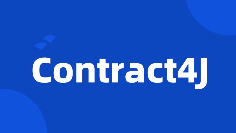 Contract4J