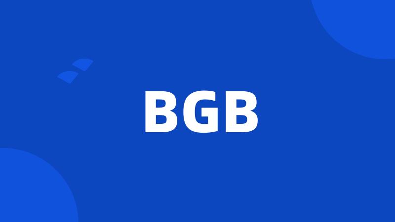 BGB