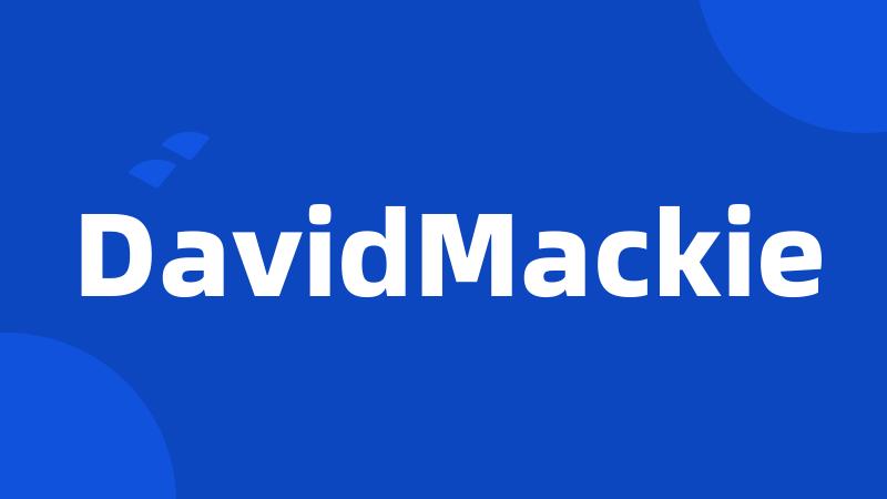 DavidMackie