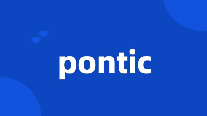 pontic