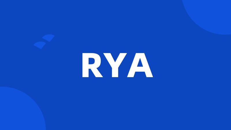 RYA