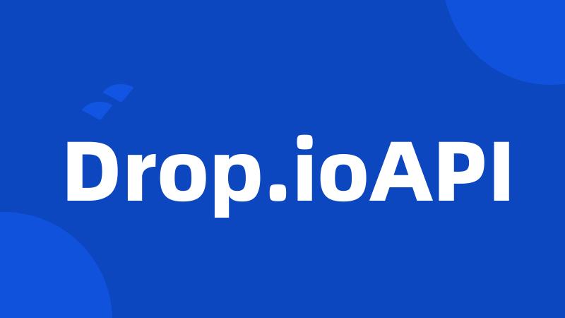 Drop.ioAPI