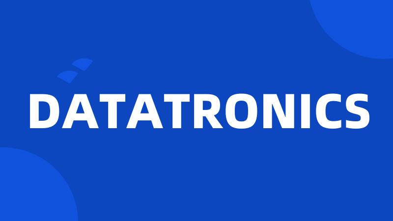 DATATRONICS