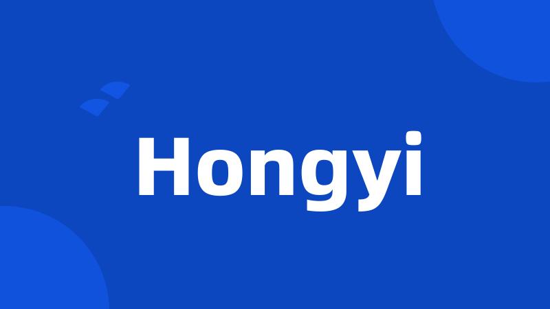 Hongyi