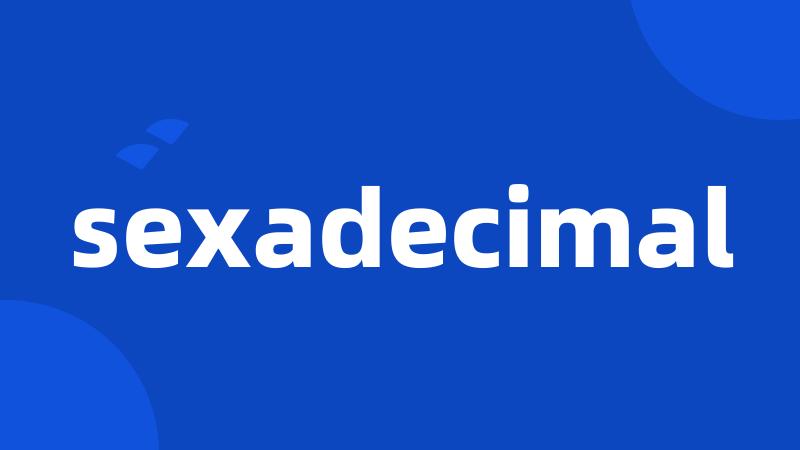 sexadecimal