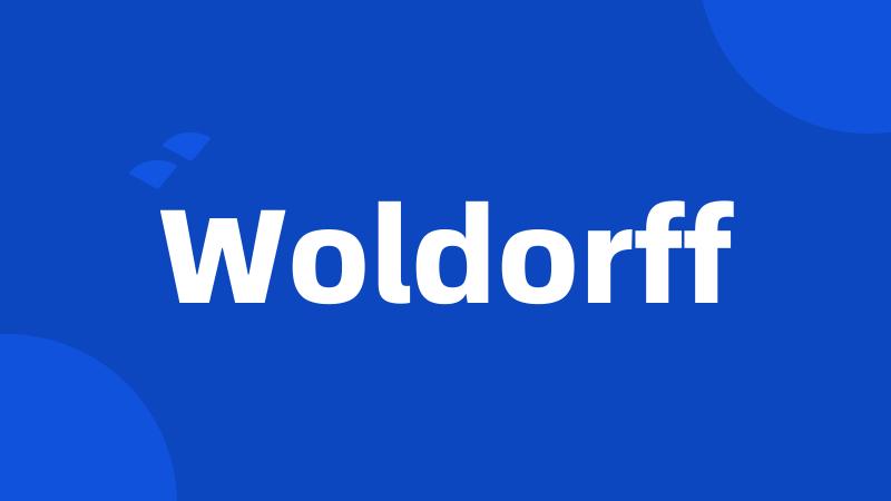 Woldorff