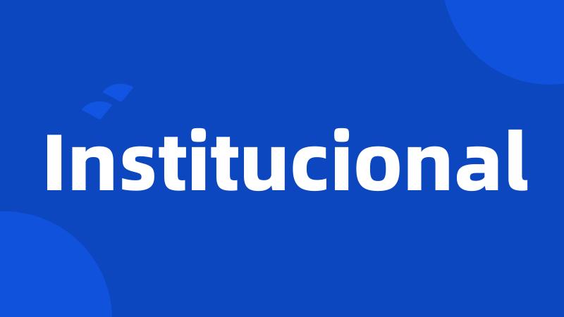 Institucional