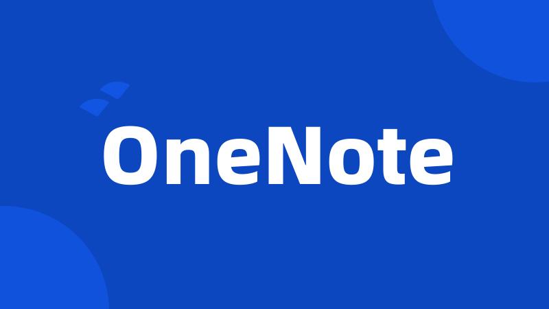 OneNote