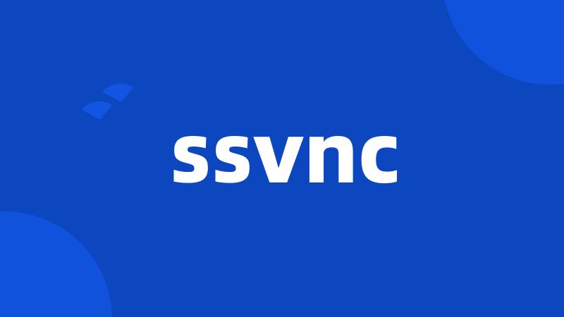 ssvnc