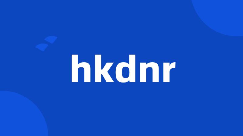 hkdnr