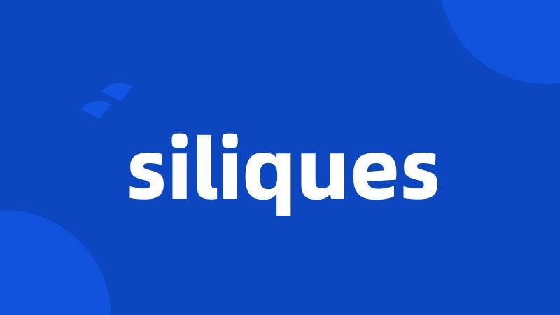 siliques