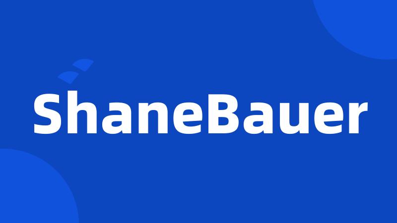 ShaneBauer