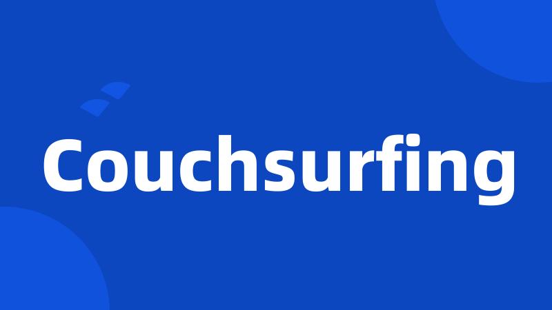 Couchsurfing