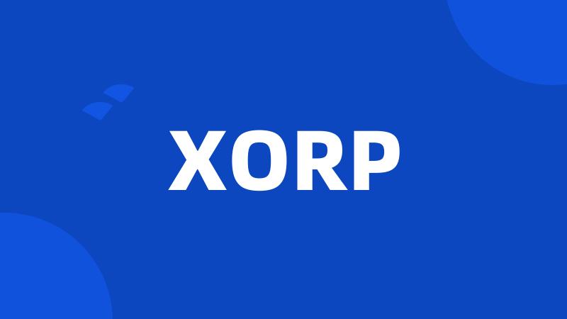 XORP