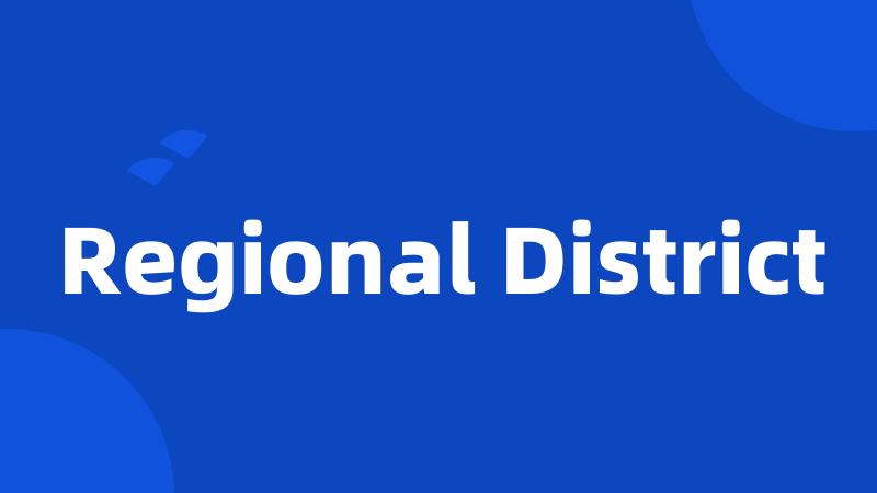 Regional District