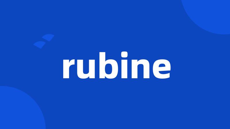 rubine