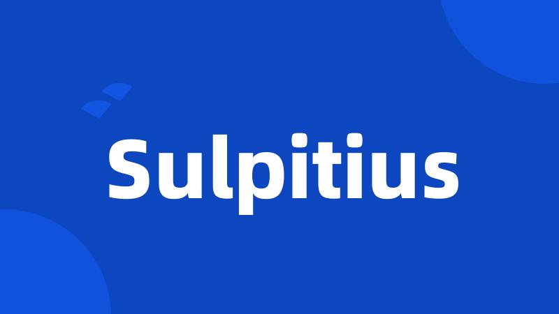 Sulpitius