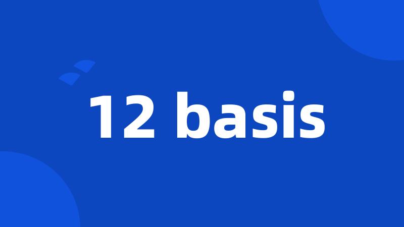 12 basis