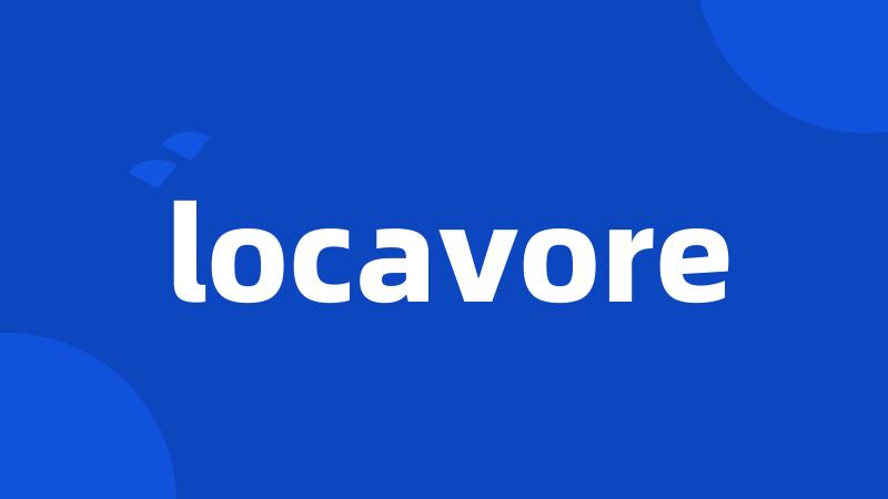 locavore