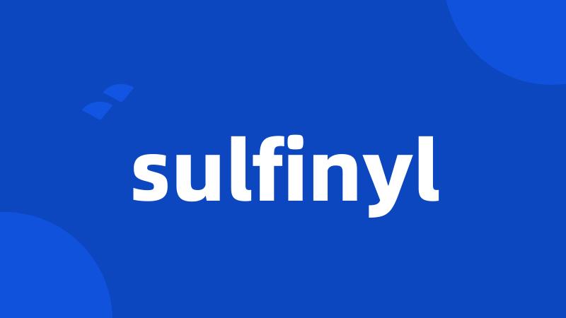 sulfinyl