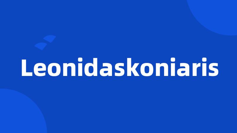 Leonidaskoniaris