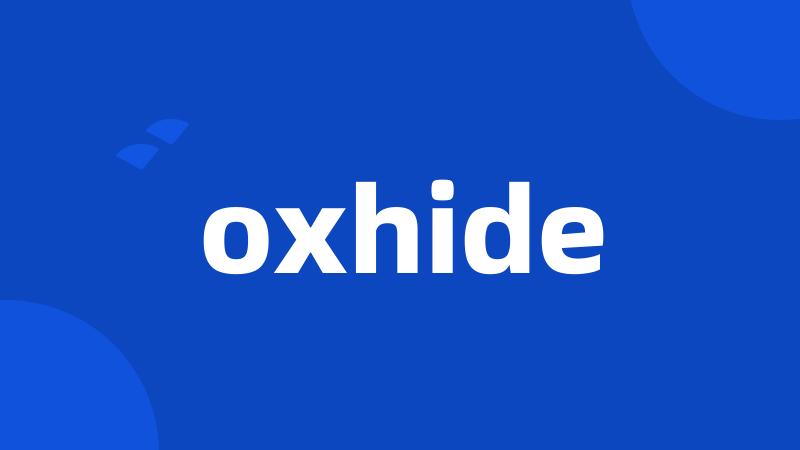 oxhide