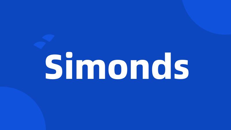 Simonds